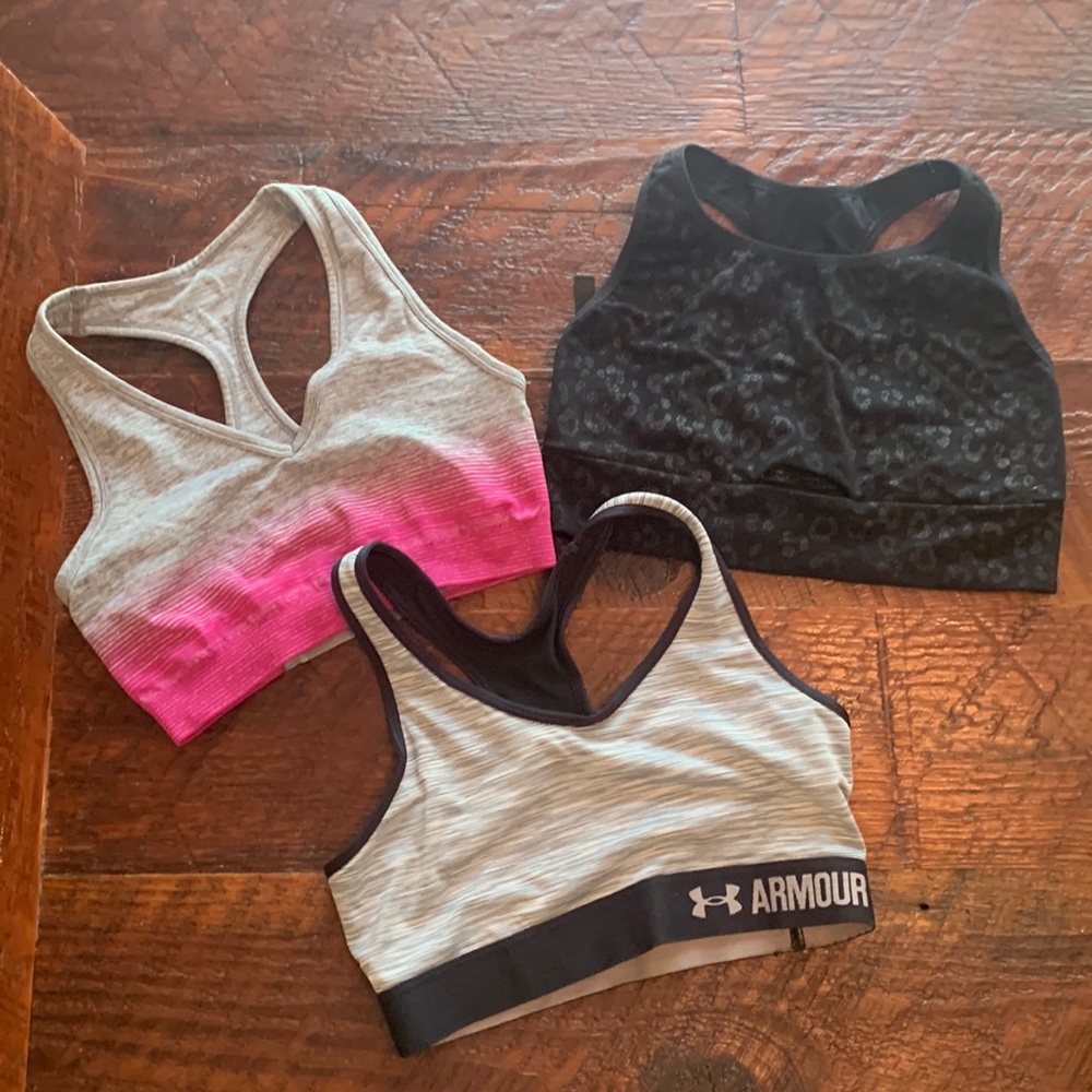 Un-padded sports bras